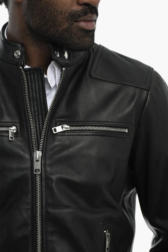  디젤 가죽 자켓 A15334 RBBDY 900 Black - DIESEL