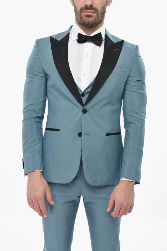  꼬르넬리아니 수트 세트 938T69 9398265 052 Light blue - CORNELIANI