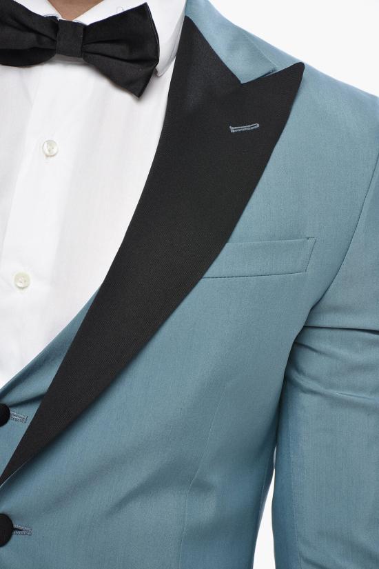  꼬르넬리아니 수트 세트 938T69 9398265 052 Light blue - CORNELIANI