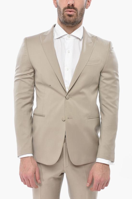  꼬르넬리아니 수트 세트 937T19 9398152 036 Beige - CORNELIANI