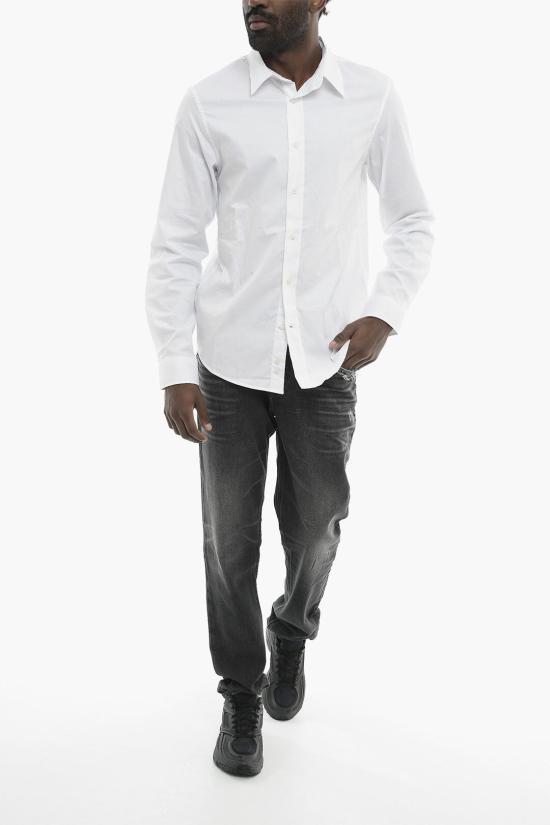  디젤 긴팔 셔츠 A10617 0QFAV 100 White - DIESEL