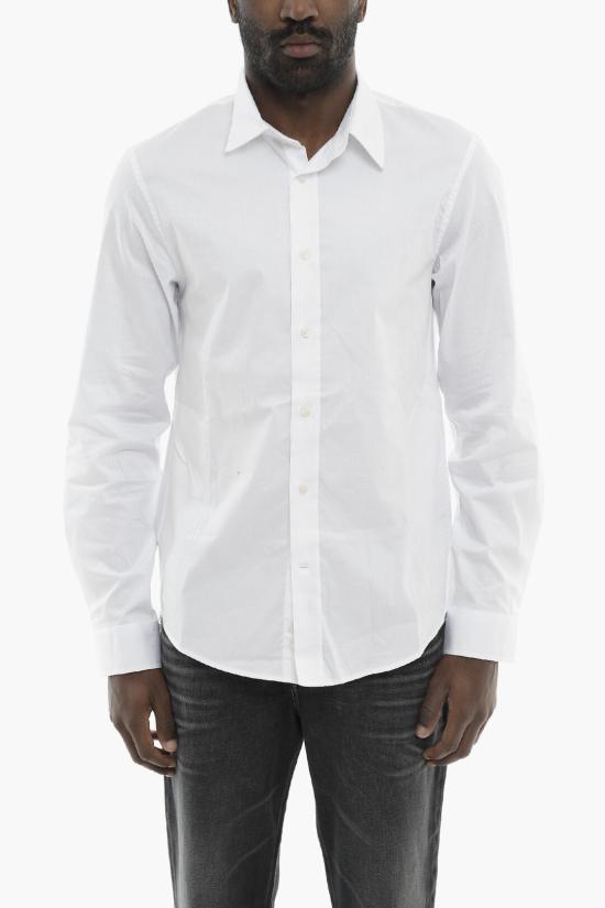  디젤 긴팔 셔츠 A10617 0QFAV 100 White