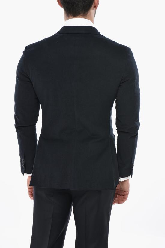  꼬르넬리아니 패치 포켓 롱 슬리브 블레이저 94XZ23 9468503 002 Blue - CORNELIANI