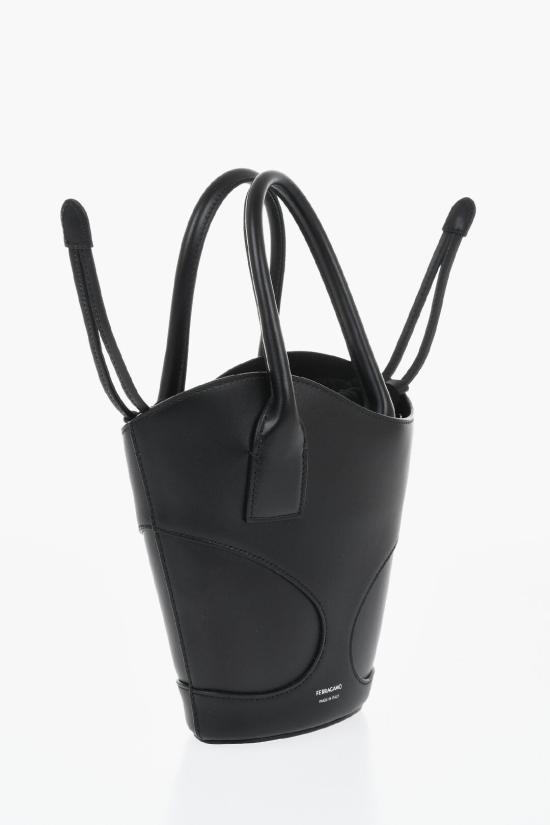  살바토레 페라가모 토트백 215933 768959 002 29 Black - SALVATORE FERRAGAMO