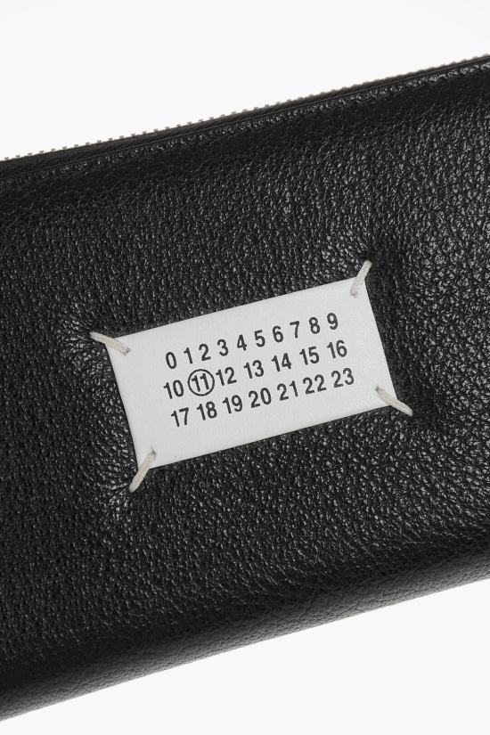  마르지엘라 4스티치 집어라운드 장지갑 S56UI0110 PR044 T8013 24 Black - MAISON MARGIELA