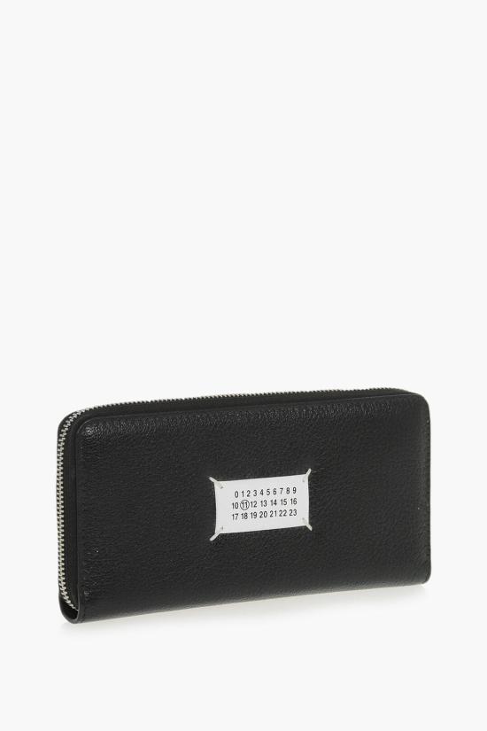  마르지엘라 4스티치 집어라운드 장지갑 S56UI0110 PR044 T8013 24 Black - MAISON MARGIELA