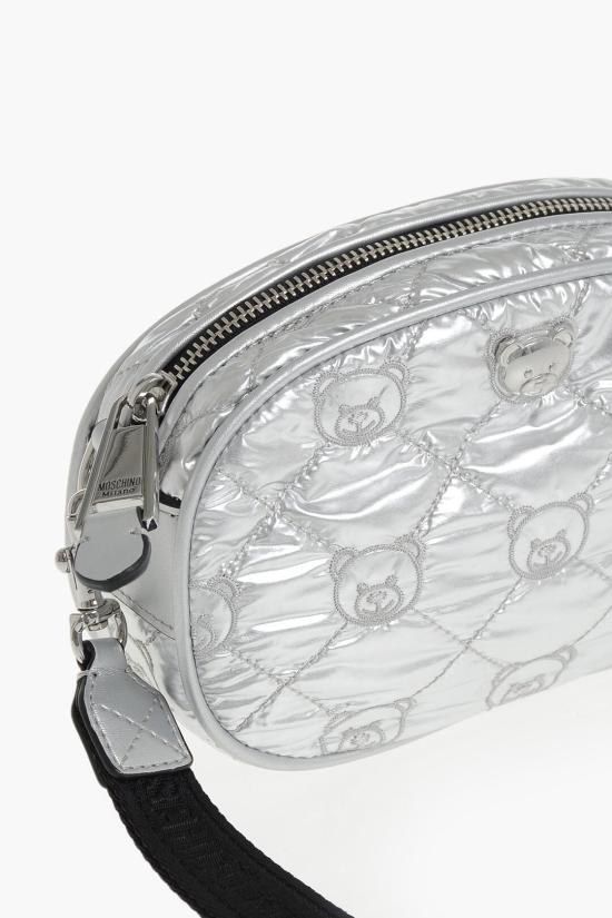  모스키노 클러치/파우치 7422 8208 B1600 20 Silver - MOSCHINO