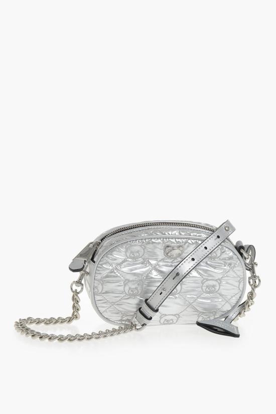  모스키노 클러치/파우치 7422 8208 B1600 20 Silver - MOSCHINO