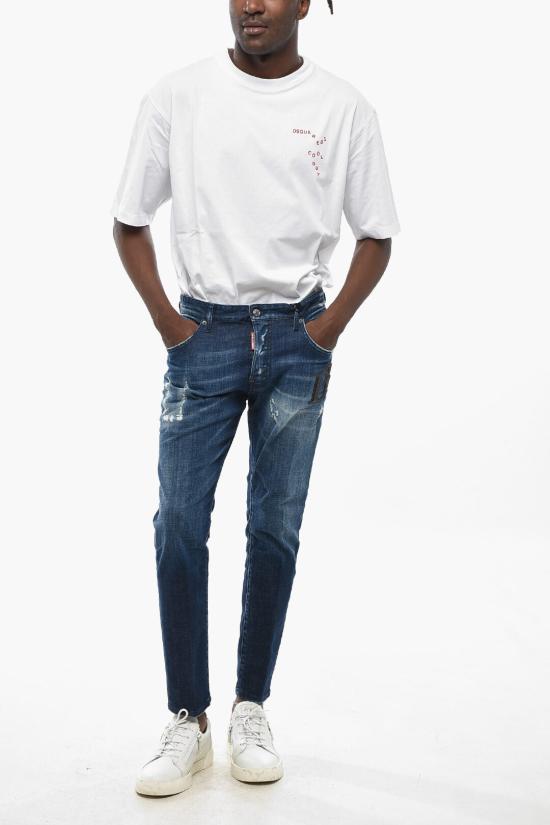  디스퀘어드2 데님 팬츠 S74LB1721 D30010 470 Blue - DSQUARED2