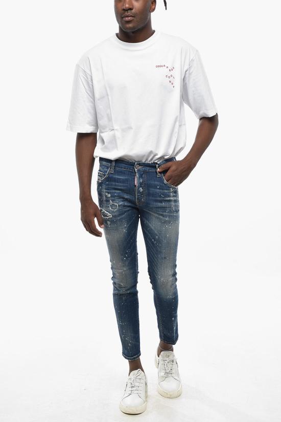  디스퀘어드2 데님 팬츠 S74LB1713 D30010 470 Blue - DSQUARED2