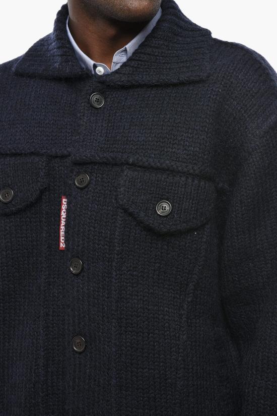  디스퀘어드2 스웨터 S74HA1538 D13143 477 Blue - DSQUARED2