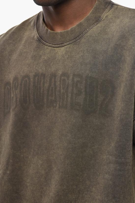  디스퀘어드2 긴팔 티셔츠 S74GU0885 S25030 135 Brown - DSQUARED2