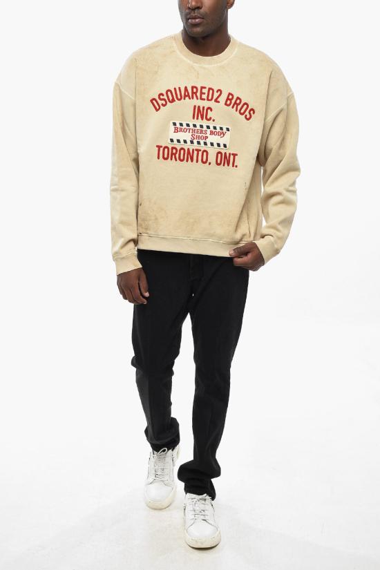  디스퀘어드2 긴팔 티셔츠 S74GU0900 S25030 112 Beige - DSQUARED2