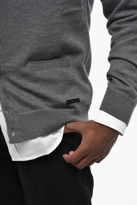  디스퀘어드2 가디건 S74HA1567 D13133 859 Gray - DSQUARED2