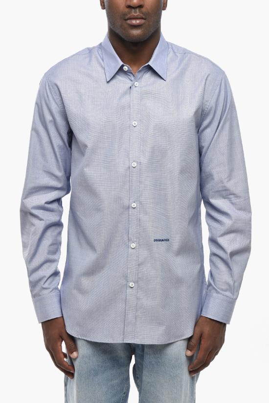  디스퀘어드2 긴팔 셔츠 S74DM0960 D35265 001F Light blue