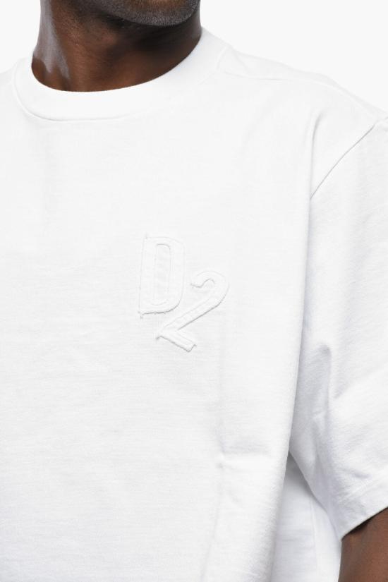  디스퀘어드2 반팔 티셔츠 S74GD1439 D20073 100 White - DSQUARED2