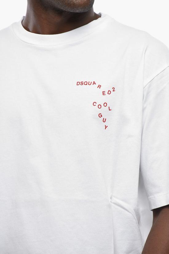  디스퀘어드2 반팔 티셔츠 S74GD1444 D20020 100 White - DSQUARED2