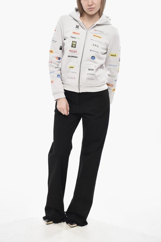  발렌시아가 긴팔 티셔츠 788243TQVH69016 White - BALENCIAGA