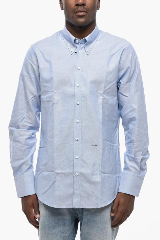  디스퀘어드2 긴팔 셔츠 S74DM0708 S47420 482 Light blue