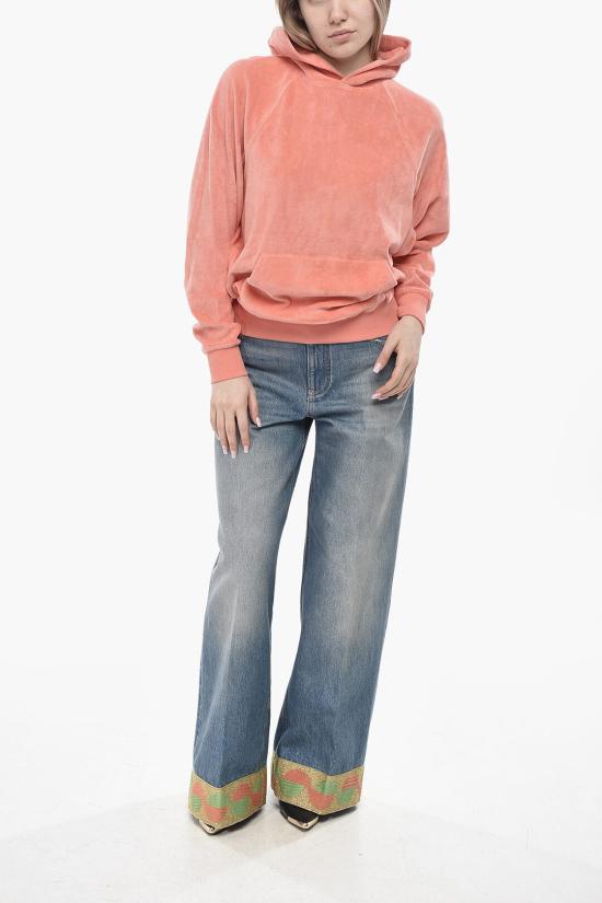  피어오브갓 후드 티셔츠 192SU225132FW CORAL Orange - FEAR OF GOD
