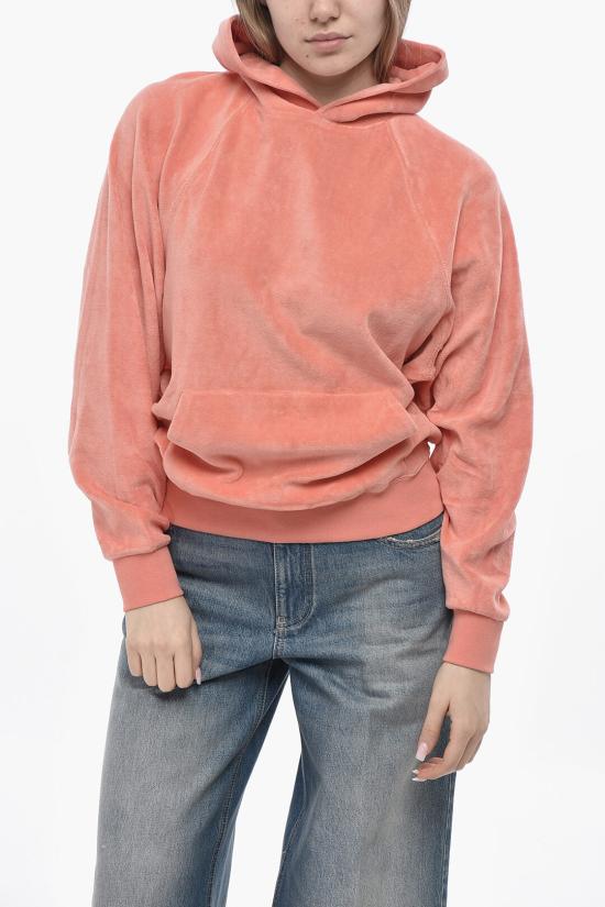  피어오브갓 후드 티셔츠 192SU225132FW CORAL Orange