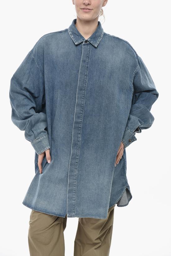  피어오브갓 데님 셔츠 FG24FW50 1018 DNM 436 MEDIUM INDIGO Blue