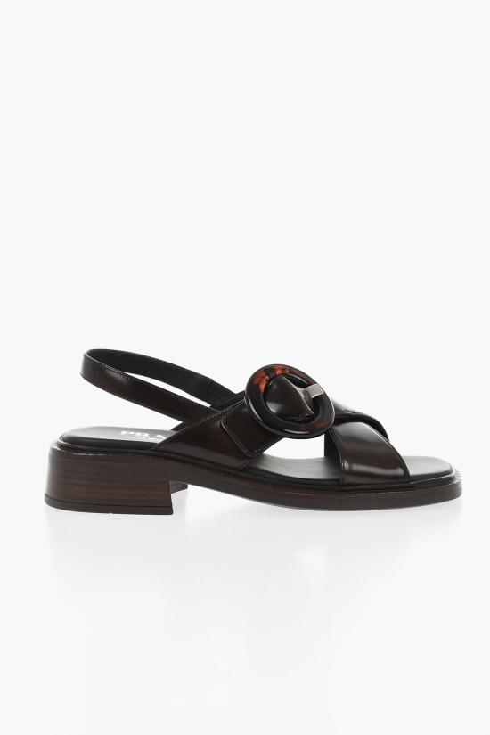  프라다 샌들 1X962N P39 F0038 Brown - PRADA