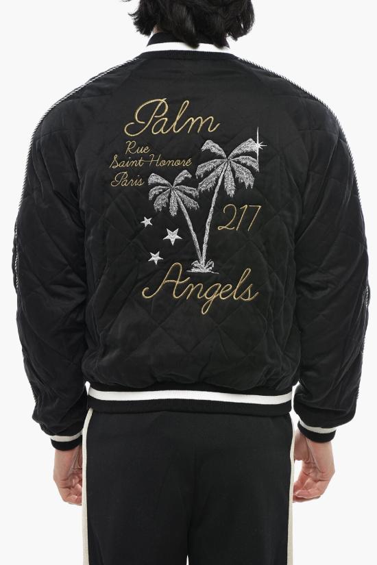  팜앤젤스 봄버 자켓 PMEA110F23FAB0011076 Black - PALM ANGELS
