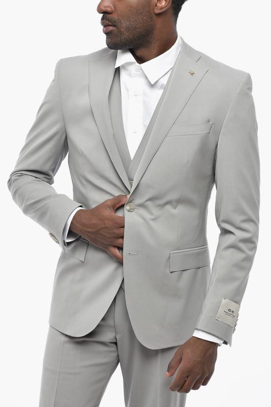  꼬르넬리아니 수트 세트 278R29 2768563 025 Gray - CORNELIANI