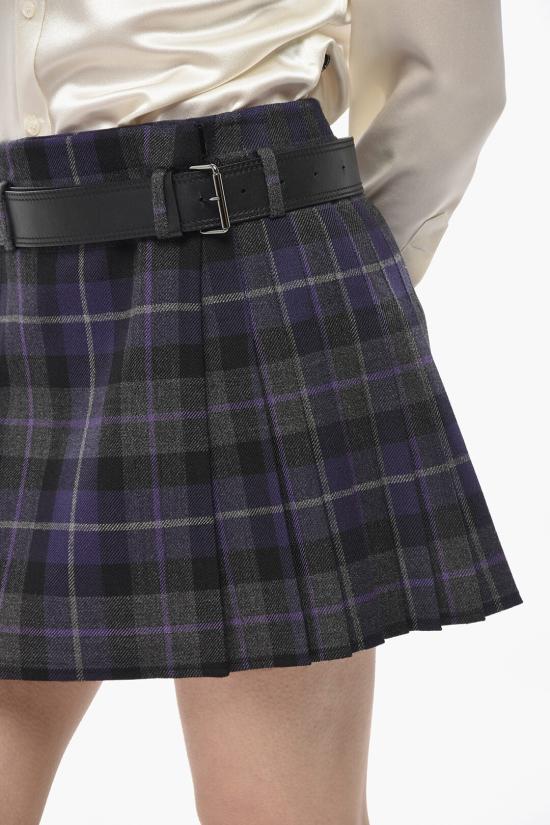  디올 숏 스커트 511J73A1640 4889 Violet - DIOR
