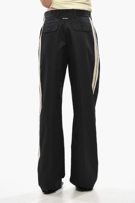  팜앤젤스 스트레이트 팬츠 PWCA107F24FAB0011003 Black - PALM ANGELS