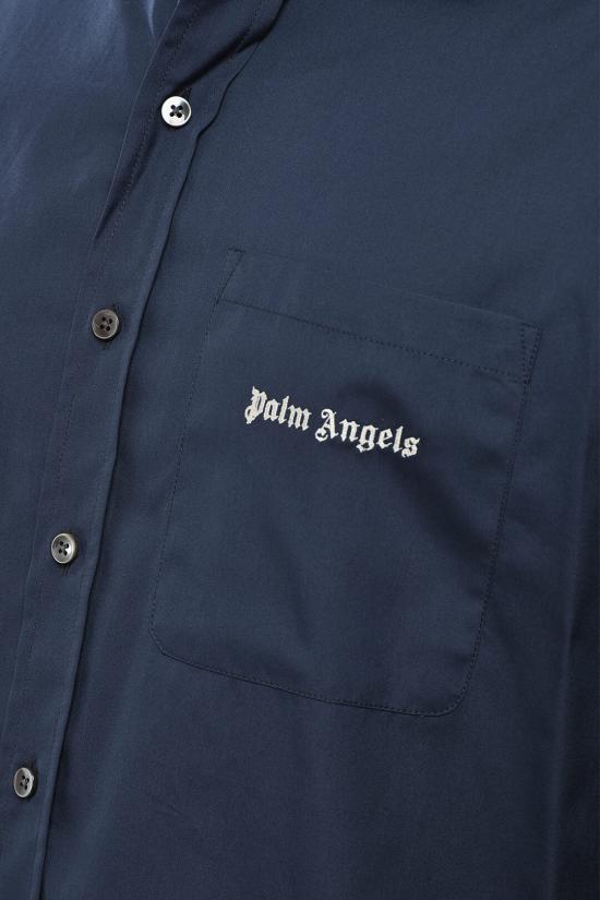  팜앤젤스 긴팔 셔츠 PMGE024S24FAB0014603 Blue - PALM ANGELS