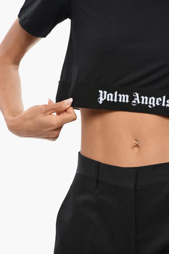  팜앤젤스 반팔 티셔츠 PWAA051C99JER0011001 Black - PALM ANGELS