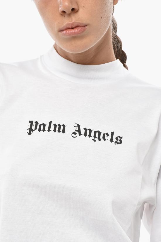  팜앤젤스 반팔 티셔츠 PWAA020C99JER0160110 Black White - PALM ANGELS
