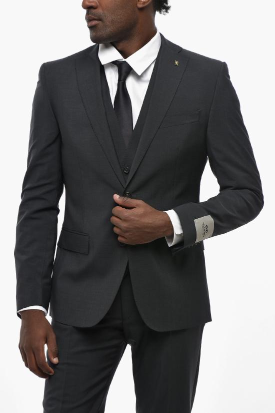  꼬르넬리아니 수트 세트 278R29 2764135 021 Anthracite - CORNELIANI