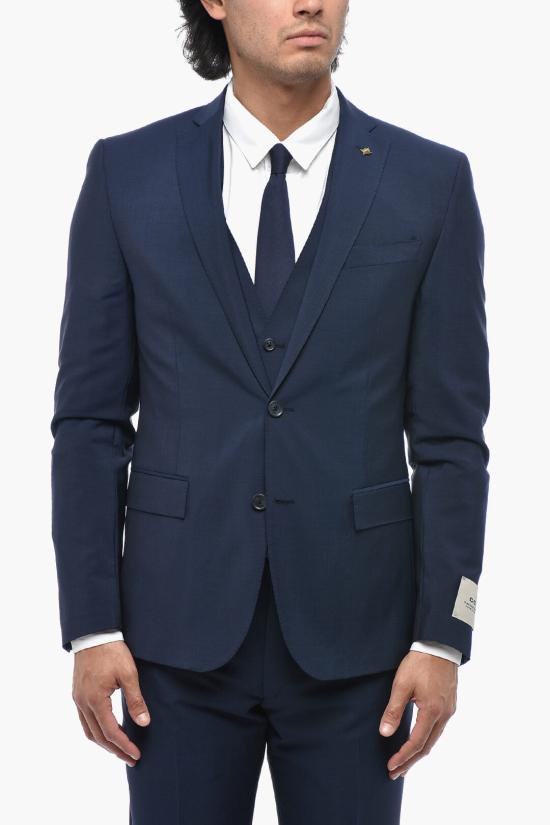  꼬르넬리아니 수트 세트 278R29 2764135 002 Blue - CORNELIANI