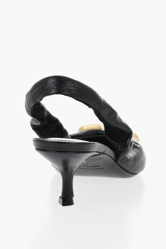  발렌시아가 모나코 50mm 슬링백 818870 WBD4T 1080 Black - BALENCIAGA