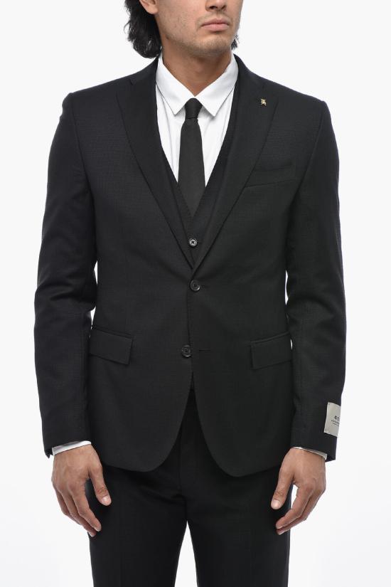  꼬르넬리아니 수트 세트 278R29 2767124 092 Black - CORNELIANI