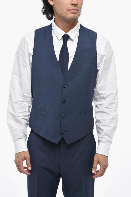  꼬르넬리아니 수트 세트 278R29 2767301 001 Blue - CORNELIANI