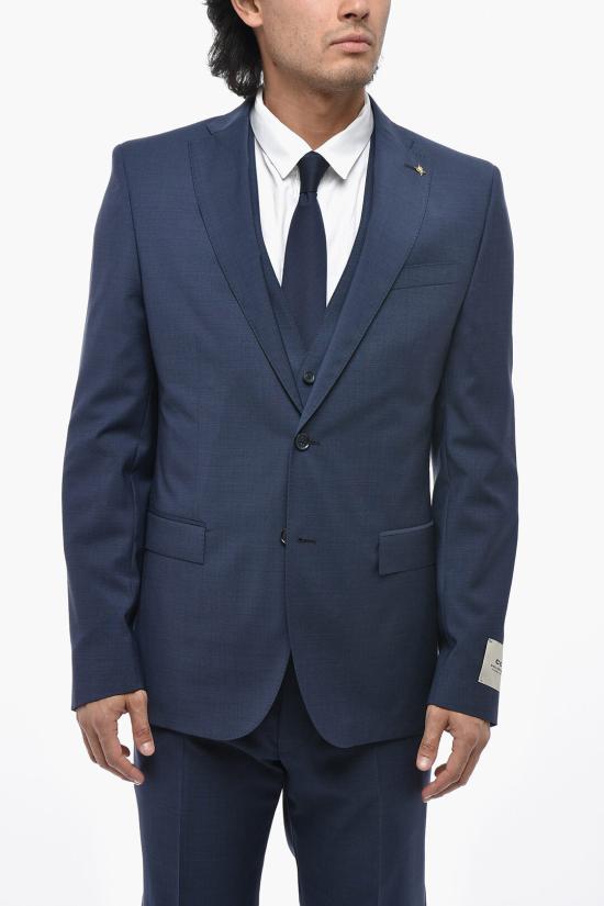  꼬르넬리아니 수트 세트 278R29 2767301 001 Blue - CORNELIANI
