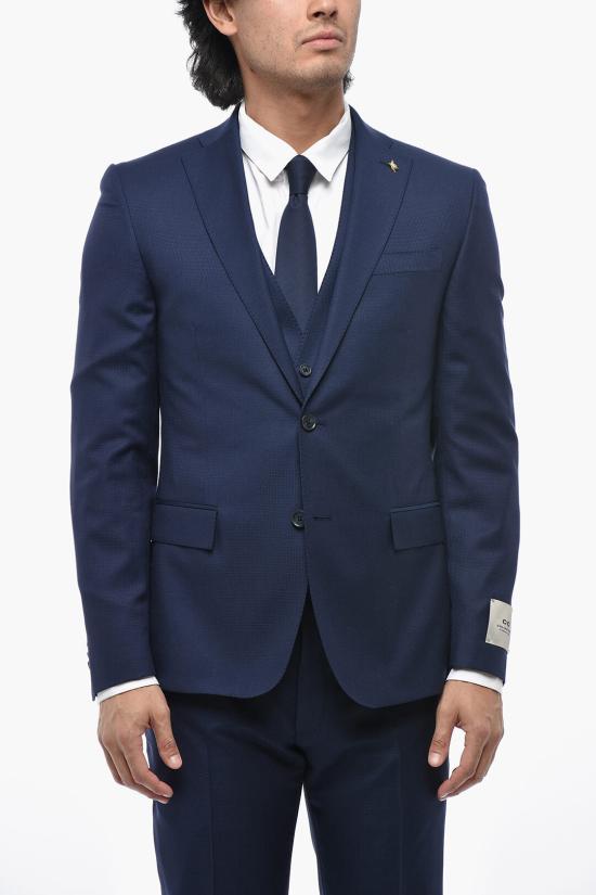  꼬르넬리아니 수트 세트 278R29 2767124 003 Blue - CORNELIANI