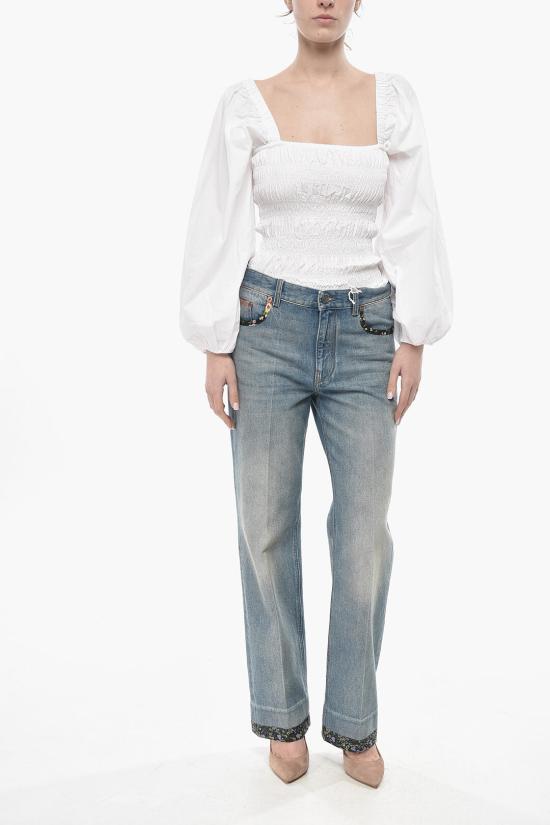  발렌티노 가라바니 데님 팬츠 6B0DD19X94V558 Light blue - VALENTINO GARAVANI