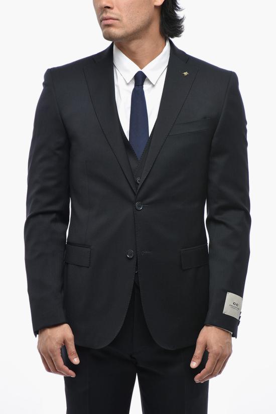  꼬르넬리아니 수트 세트 278R29 2768303 001 Blue - CORNELIANI