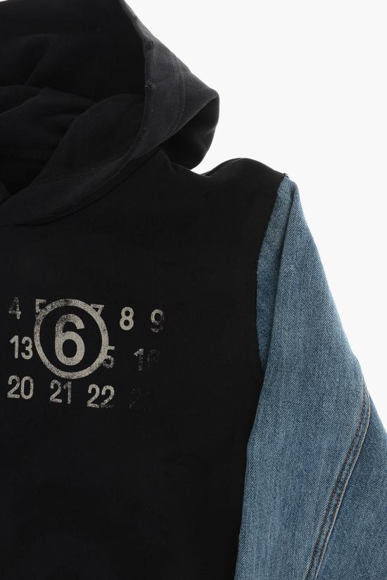  [키즈] 마르지엘라 티셔츠 M60676 MM04E M6C08 Black - MAISON MARGIELA