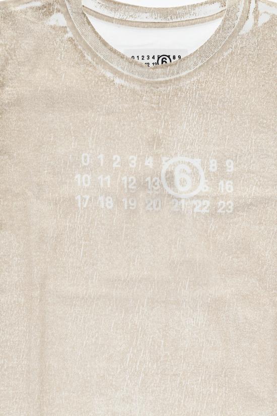  [키즈] 마르지엘라 티셔츠 M60669 MM04G M6705 Beige - MAISON MARGIELA
