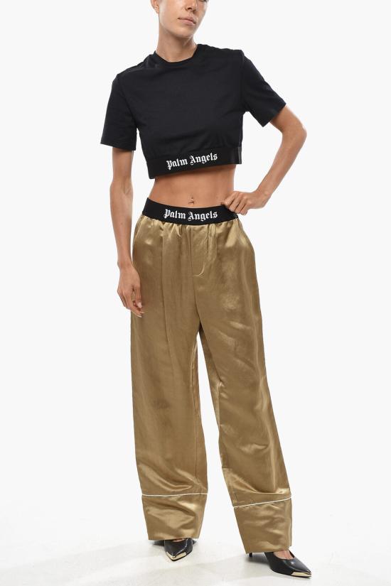  팜앤젤스 반팔 티셔츠 PWAA067C99JER0011010 Black - PALM ANGELS
