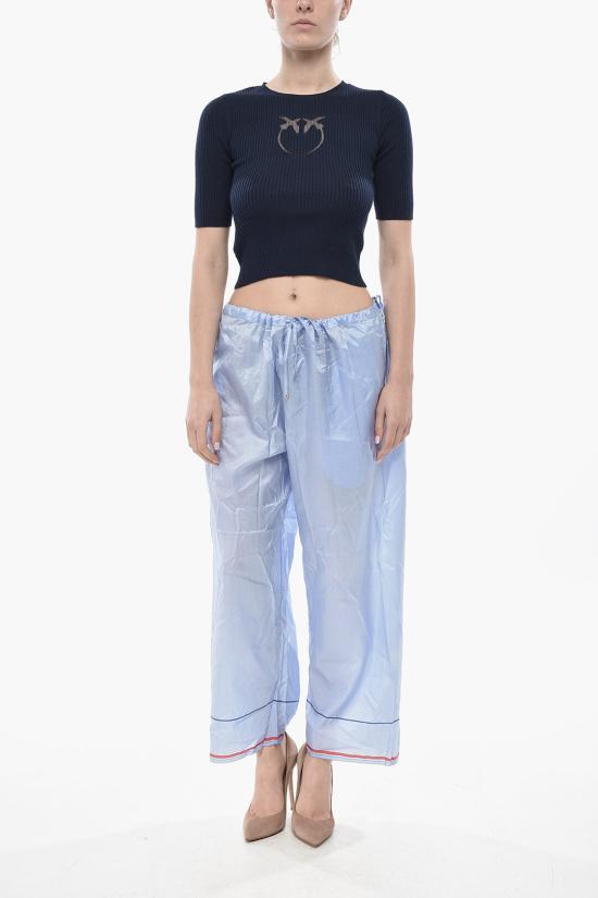  뻬로 스트레이트 팬츠 WPBCU06 Light blue - PÉRO