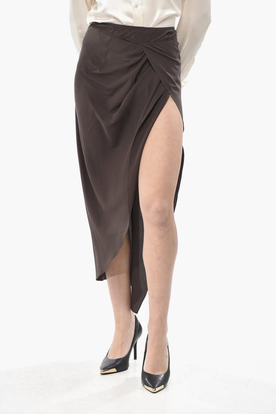 페타르 페트로브 롱 스커트 S25R5 DARKBROWN
