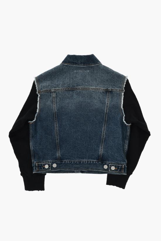  [키즈] 마르지엘라 데님 자켓 M60637 MM04D M6C08 Blu Nero - MAISON MARGIELA