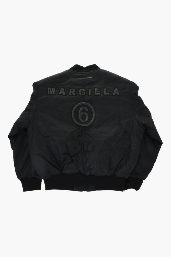  [키즈] 마르지엘라 봄버 자켓 M60612 MM03B M6900 Black - MAISON MARGIELA